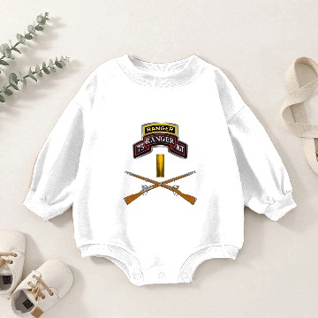 Discover 75th Ranger Regiment "Second Lieutenant" Baby Romper Sweatshirts