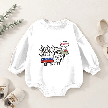 Discover Anti Putin Baby Romper Sweatshirts