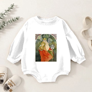 Discover 6th Sokol Festival - Alphonse Mucha Baby Romper Sweatshirts