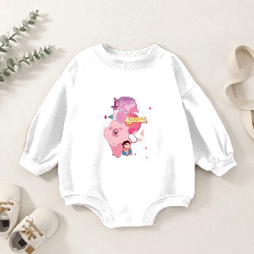 Discover Steven Universe | Rose Quartz Legacy Baby Romper Sweatshirts