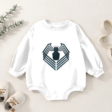 Discover Spider-Man | Venom Icon Graphic Baby Romper Sweatshirts