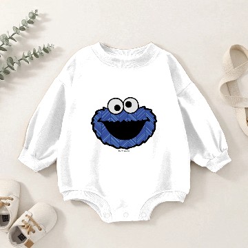 Discover Cookie Monster | 80's Throwback 2 Baby Romper Sweatshirts