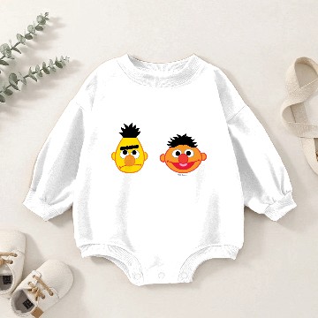 Discover Bert & Ernie Emojis Baby Romper Sweatshirts