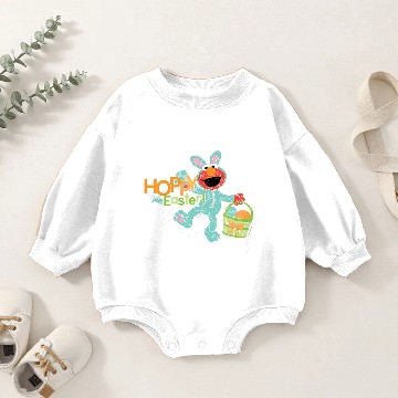 Discover Sesame Street - Elmo | Hoppy Easter Baby Romper Sweatshirts