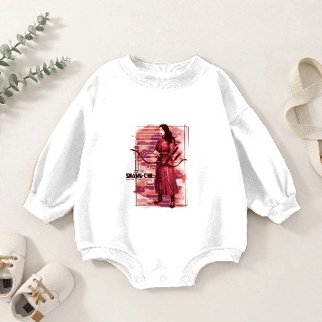 Discover Shang-Chi | Katy Watercolor Baby Romper Sweatshirts