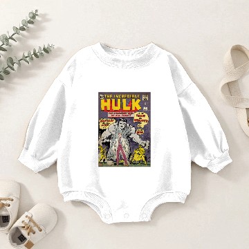 Discover The Incredible Hulk Comic #1 Baby Romper Sweatshirts