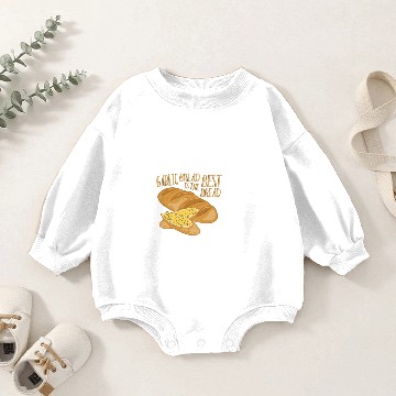 Discover Garlic Bread Baby Romper Sweatshirts