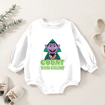 Discover Count von Count Classic Style Baby Romper Sweatshirts