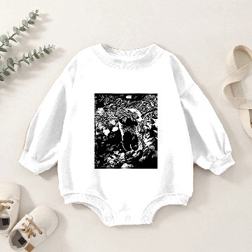 Discover Bear Models: Panda Bear Cubs 02 Baby Romper Sweatshirts