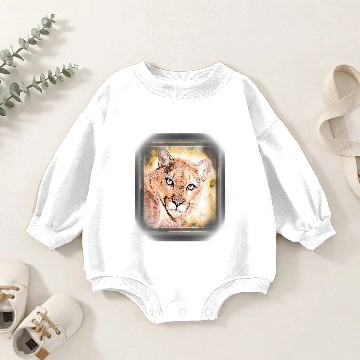 Discover Big Cat Models: Cougars 01-02 Baby Romper Sweatshirts