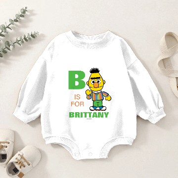Discover B is for Bert | Add Your Name Baby Romper Sweatshirts