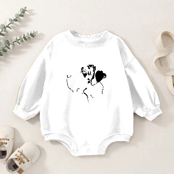 Discover Great Dane Big Head merle Baby Romper Sweatshirts