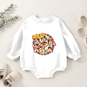 Discover Animaniacs | Hello-o-o Retro Equalizer Graphic Baby Romper Sweatshirts