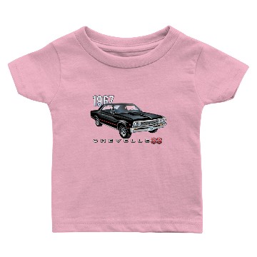 Discover 1967 Chevelle SS Baby T-shirts