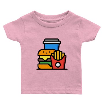 Discover burger Baby T-shirts