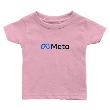 Discover Meta Logo Design | Facebook New Name 3D Baby T-shirts