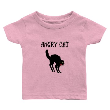 Discover Angry cat Baby T-shirts