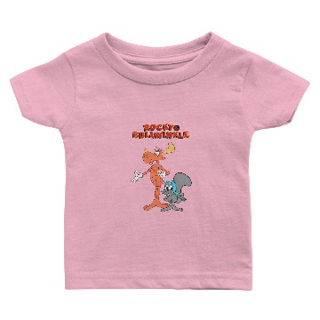 Discover Rocky and Bullwinkle Cartoon Baby T-shirts