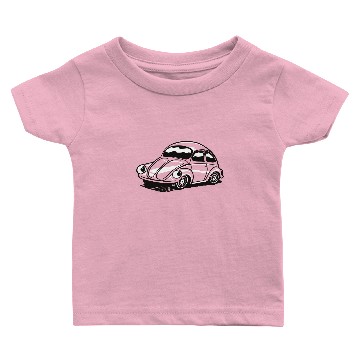 Discover Volkswagen Beetle Bug Classic Design transparent Baby T-shirts