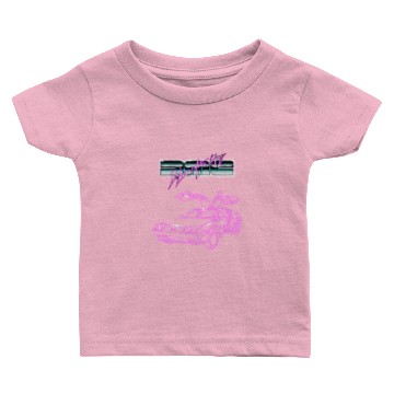Discover Synthwave DeLorean - Synthwave - Baby T-shirts