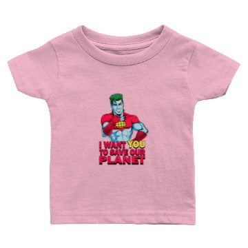 Discover Planeteer Call - Captain Planet - Baby T-shirts