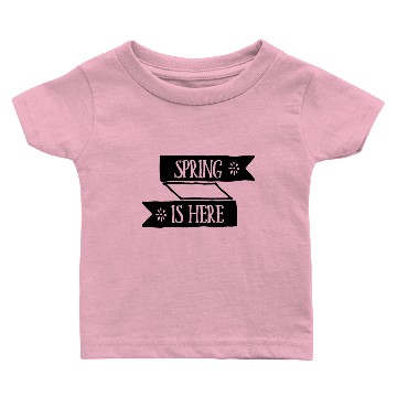 Discover Spring is here Baby T-shirts