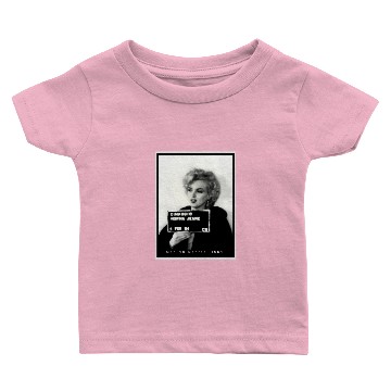 Discover Marilyn Monroe Mugshot Baby T-shirts