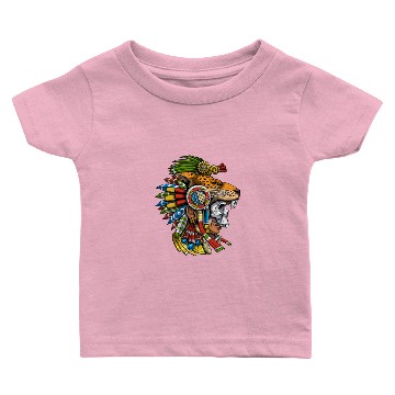 Discover Aztec Jaguar Mask Baby T-shirts