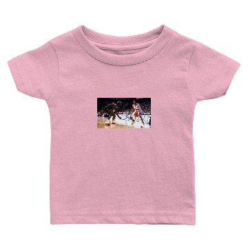 Discover Allen Iverson crossing over Michael Jordan graphic Baby T-shirts