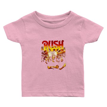Discover Rush Band Best Music Rock Progresif Classic Baby T-shirts