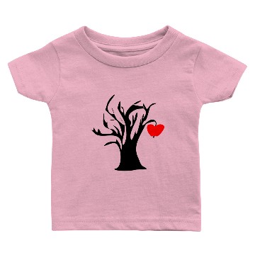Discover Apple tree with one apple. Baby T-shirts