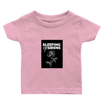 Discover Sleeping with Sirens Rose Logo Classic Baby T-shirts