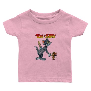 Discover Tom & Jerry Mens' Throwback 3D Baby T-shirts
