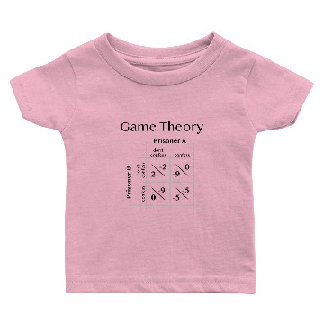 Discover Game Theory - Prisoner's Dilemma Baby T-shirts
