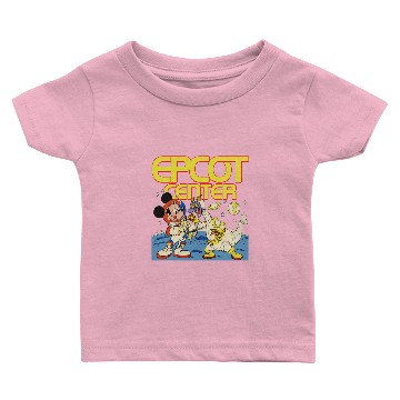 Discover Disney Epcot Mickey Mouse & Figment Astronaut 1982 Retro Baby T-shirts