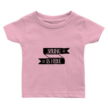Discover Spring is Here Baby T-shirts