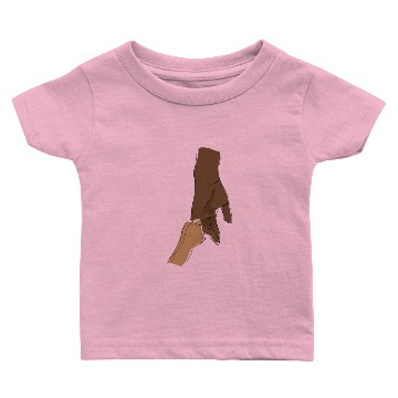 Discover dads hand black power Baby T-shirts