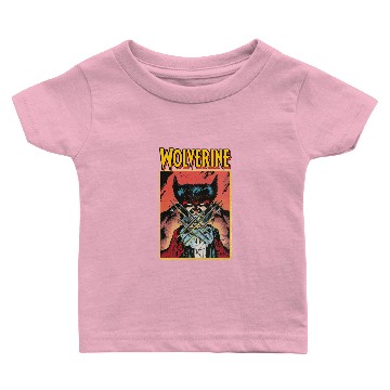 Discover Vintage 1989 Marvel Comics Wolverine X Punisher 3D Baby T-shirts