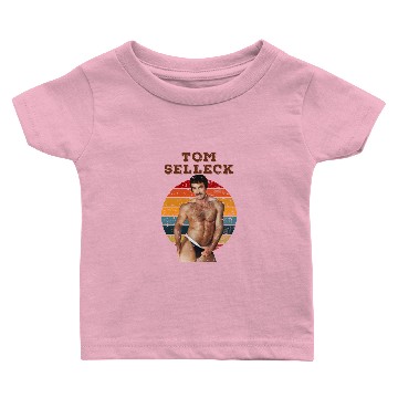 Discover Tom Selleck Sexy Hot 80s - Tom Selleck - Baby T-shirts