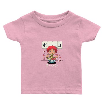 Discover Ponyo Goldfish Ramen Baby T-shirts