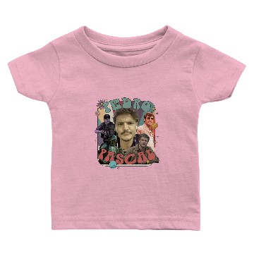Discover Retro Pedro Pascal Comfort Colors Baby T-shirts