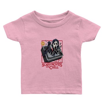 Discover Scream Ghostface Baby T-shirts, Scary Movies And Chill