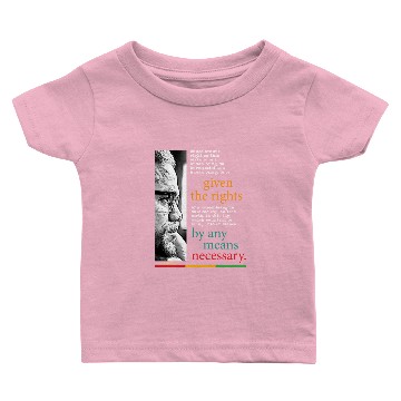Discover Malcolm X Nation - Malcolm X - Baby T-shirts