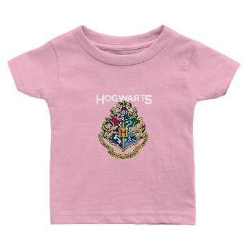 Discover Hogwarts Distressed Seal Emblem Baby T-shirts
