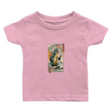 Discover Alien Kaiju Ukiyo-e - Gigan - Baby T-shirts
