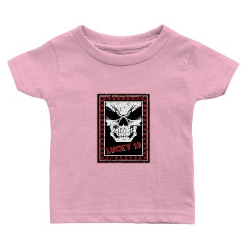 Discover Lucky 13 Skull Baby T-shirts