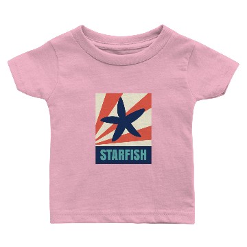 Discover Starfish Baby T-shirts