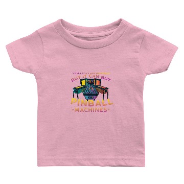 Discover Retro Vintage Arcade Gift - Men or Women Pinball Baby T-shirts