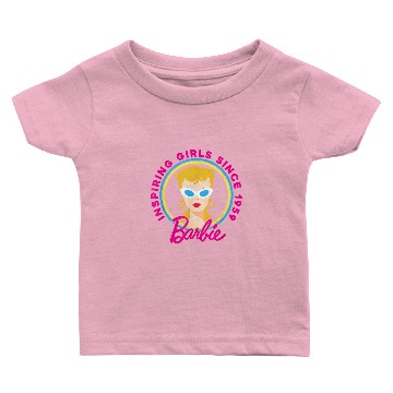 Discover Barbie 60th Anniversary Inspiring Girls Since 59 Baby T-shirts Baby T-shirts