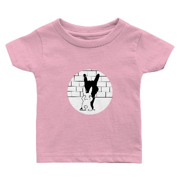 Discover Funny Rabbit Rock and Roll Hand Shadow Baby T-shirts